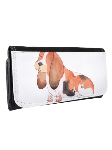 Mr. & Mrs. Panda Portemonnaie für Damen Hund Basset Hound ohne S... in Weiß