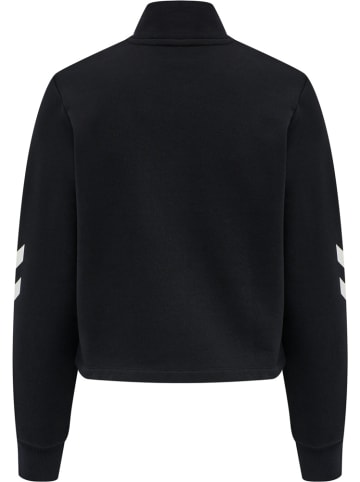 Hummel Trainingsjacke "Lgc Nikka Cropped Halfzip" in Schwarz