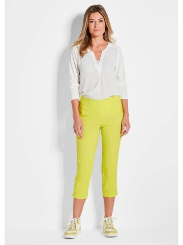 GOLDNER Schlupfhose LOUISA mit Steppnähten in hellgrün