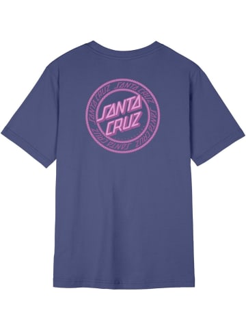 Santa Cruz Shirt "Check Outline Ringed Dot" in Multicolor