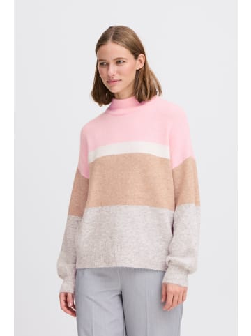 b. young BYOMEA STRIPED JUMPER 2 - KNIT Loose fit in Roseate Spoonbill Mix