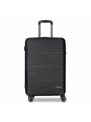 Franky Dallas 3.0 4 Rollen Trolley M 65 cm mit Dehnfalte in black