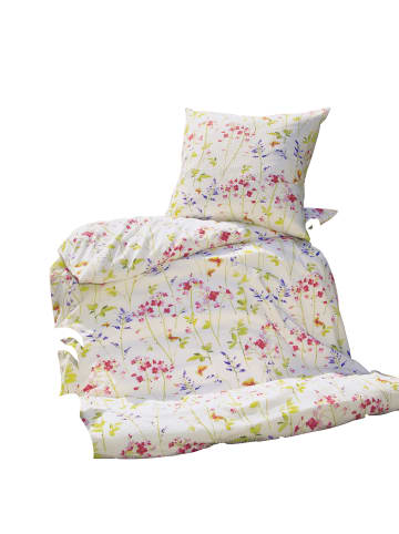 Janine Mako-Soft-Seersucker Bettwäsche in bunt