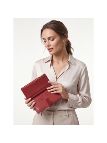 Lazarotti Bologna Leather Geldbörse Leder 20 cm red