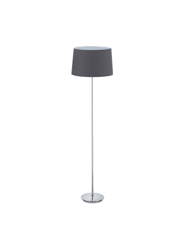 relaxdays Stehlampe in Grau - (H)148,5 x Ø40 cm