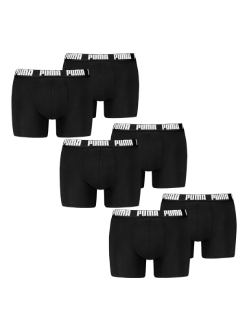 Puma 6er Pack Boxers in Schwarz