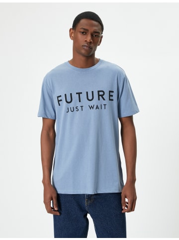 KOTON T-shirt in Blau