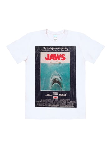 Logoshirt T-Shirt Jaws in weiss