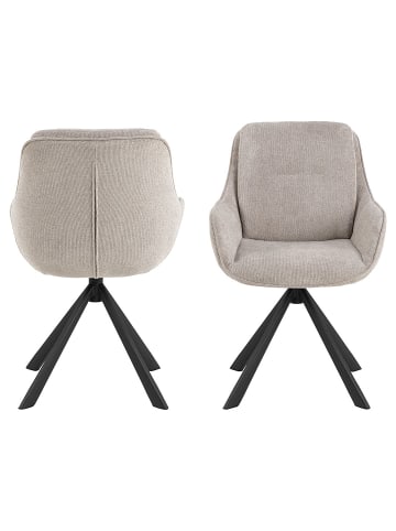 ebuy24 Esszimmerstuhl Carrie Braun 2er Set