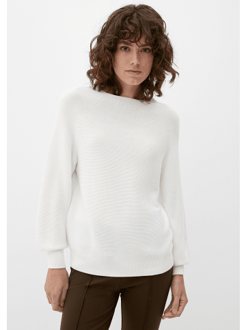 s.Oliver Strickpullover langarm in Creme