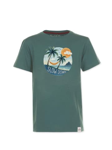 Band of Rascals T-Shirt " Slow Down " in cilantro-green