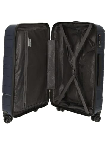 Check.In Memphis - 4-Rollen-Trolley 67 cm (blau) in blau