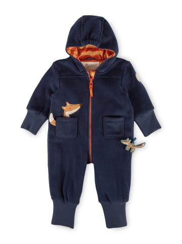 Sigikid Polarfleeceoverall Wild Fox in Dunkelblau