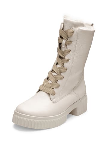 VITAFORM Softnappaleder Stiefeletten in creme