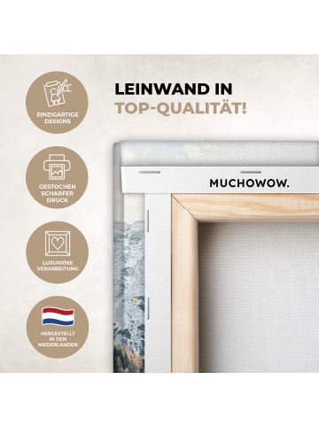 MuchoWow Leinwand bilder Bergsee (BxH)