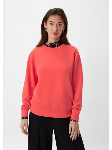 comma CI Sweatshirt langarm in Rot