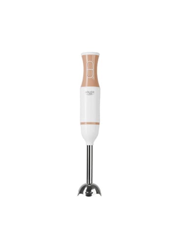 Adler Europe Stabmixer 300 W - 2 Geschwindigkeitsstufen & ergonomischer Griff in Weiß