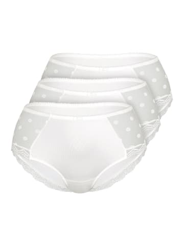 Sassa 3er Pack Panty in ivory