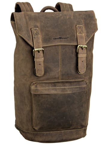 Greenburry Rucksack Vintage Retro in Sattelbraun