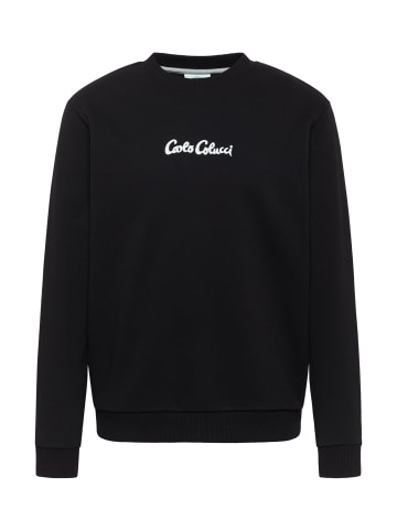 Carlo Colucci Sweatshirt Dioda in Schwarz