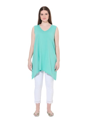 Ulla Popken Longshirt in jadegrün