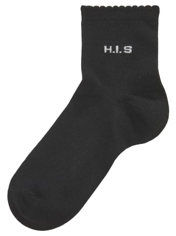 H.I.S Kurzsocken in 7x schwarz