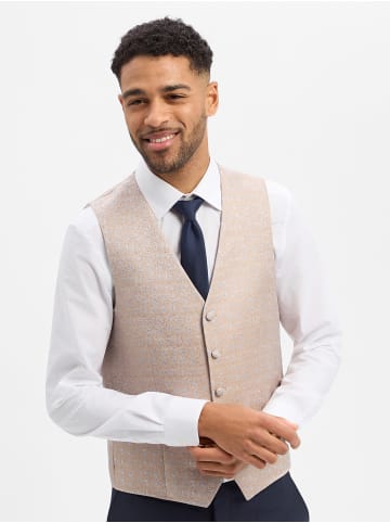 Roy Robson Baukasten-Weste in beige - 0001