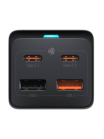 Baseus GaN3 Pro 65W Ladegerät + 100W USB-C Kabel Schwarz