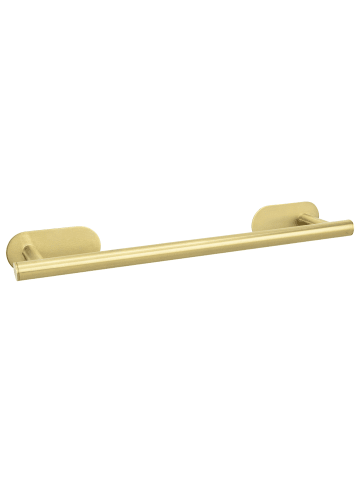 Wenko Handtuchhalter Turbo-Loc OREA, Edelstahl in Golden, (B) 40 x (H) 4,5 x (L) 7 cm