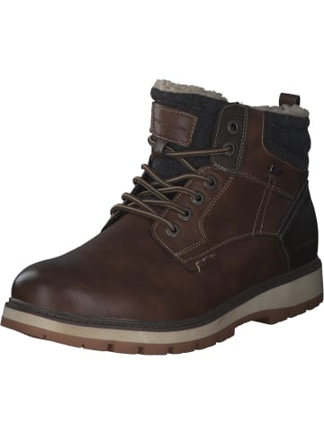 Tom Tailor Boots in Khaki/cognac