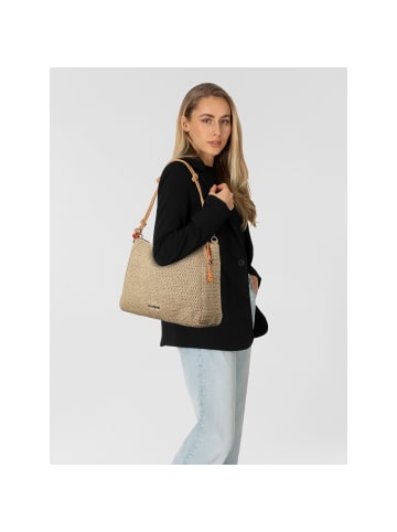 Desigual Half Schultertasche 39.5 cm in white