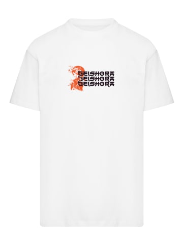 F4NT4STIC Heavy Oversize T-Shirt Geishora Oversize Japan Streetstyle in weiß