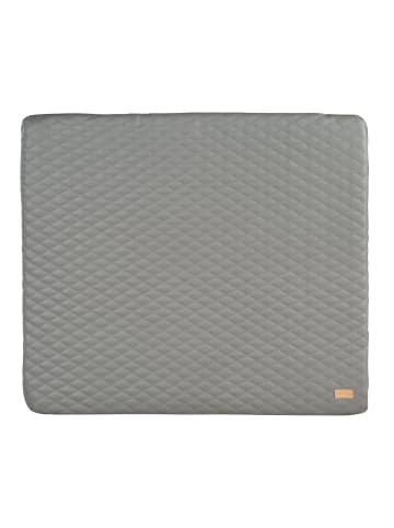 roba Wickelauflage 'Stone gesteppt' - Veganes Leder - Grau