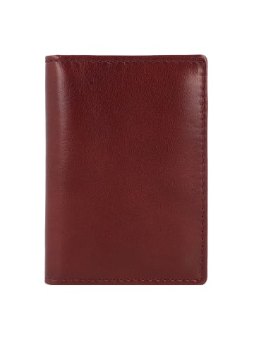 Leonhard Heyden Cambridge Kreditkartenetui Leder 7.5 cm in rotbraun