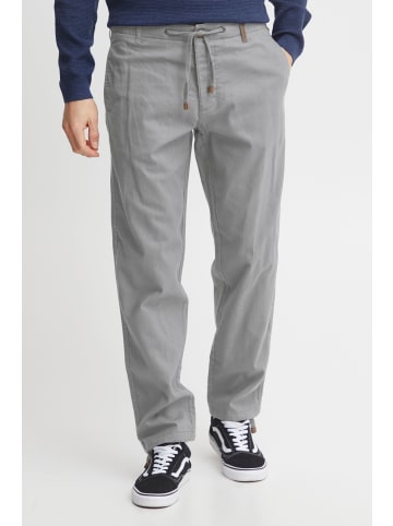 INDICODE Leinenhose IDIves 60017MM lange Hose mit Tunnelzug am Bund in hellgrau