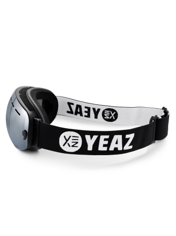 YEAZ XTRM-SUMMIT ski- snowboardbrille ohne rahmen silber verspiegelt in silber