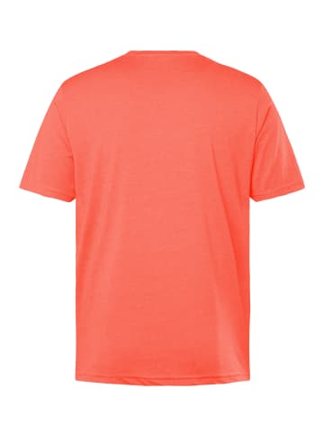 Men Plus Kurzarm T-Shirt in koralle