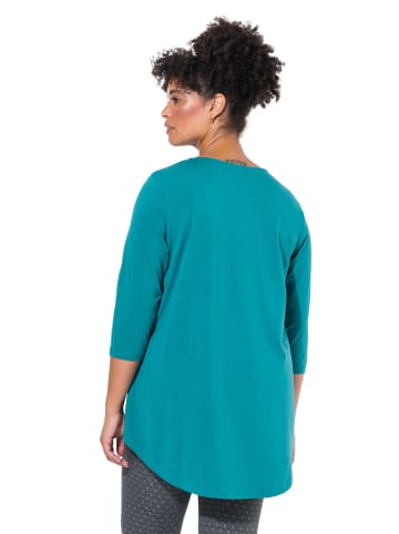 Janet & Joyce Shirt in dunkles türkis