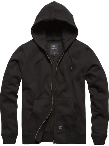Sweatjacke in Schwarz