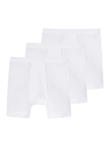 Schiesser Long Short / Pant Essentials Feinripp in Weiß