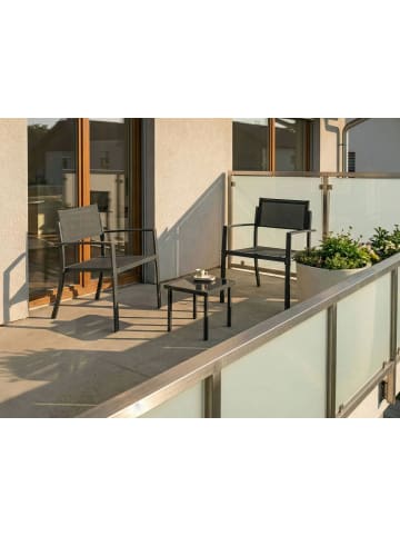 Beliani 3-tlg Bistro Set TAVOLETO in Grau