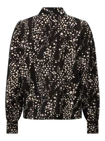 JACQUELINE de YONG Hemd Bluse Print Langarm Shirt Gemustert JDYCAMILLE in Schwarz