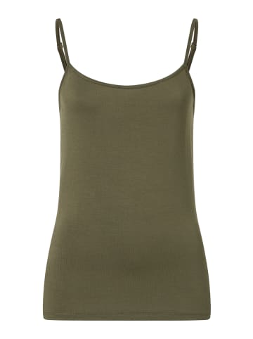More & More Spaghetti-Top in tundra olive