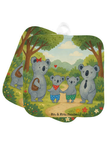 Mr. & Mrs. Panda Topfuntersetzer Koala Familie zwei Design ohne ... in Weiß
