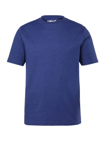 Men Plus Kurzarm T-Shirt in nachtblau