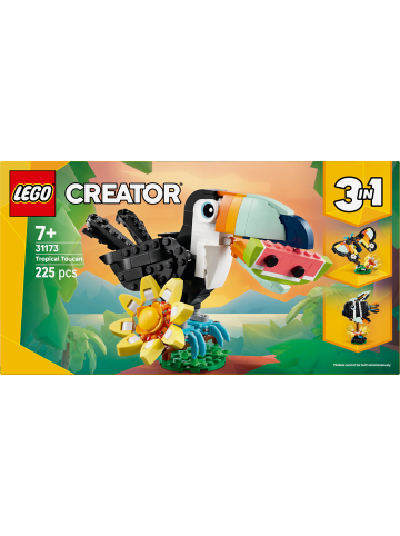 LEGO Creator Wilde Tiere: Tropischer Tukan in Mehrfarbig ab 7 Jahre