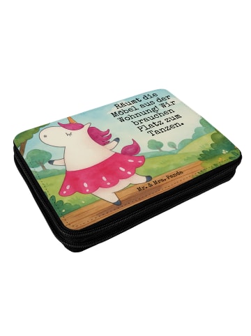 Mr. & Mrs. Panda Federmappe Einhorn Ballerina Design mit Spruch in Weiß