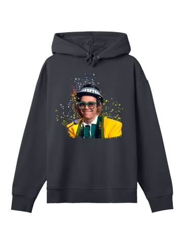 F4NT4STIC Hoodie TV Times Elton John At The Piano 1977 in off black