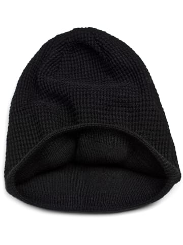 styleBREAKER Strick Beanie Mütze in Schwarz