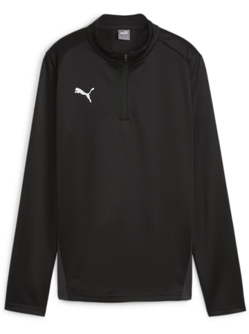 Puma T-Shirt "TeamGoal Training 1/4 Zip Top Wmn" in Schwarz